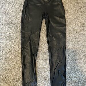 SPANX Faux Leather Black Leggings